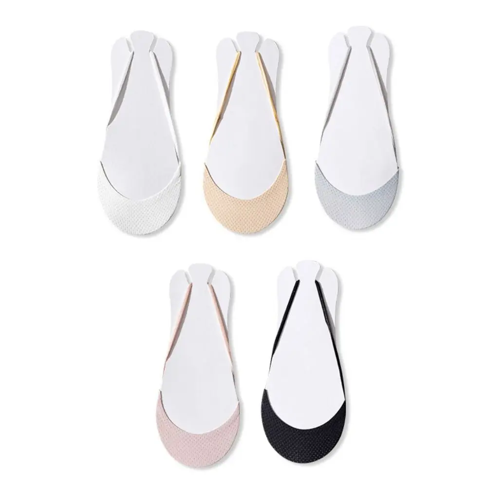 5Pairs Mode Atmungsaktive Mesh Boot Socken Anti-slip Strumpfwaren Halbe Füße Socken Unsichtbare Flacher Mund Halbe Palm socken Sommer