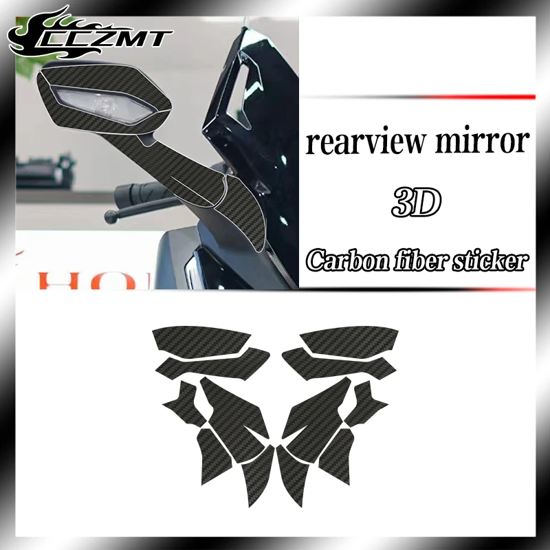 For HONDA FORZA350 Forza 350 2023 3D carbon fiber protective sticker Body film Waterproof and scratch resistant modified