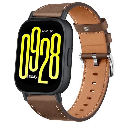 Imagen 2 del producto Correa de cuero Retro de 22mm Compatible con Xiaomi Watch S4 S3 S2 S1, pulsera para hombre y mujer para Redmi Watch 5 Active/Lite