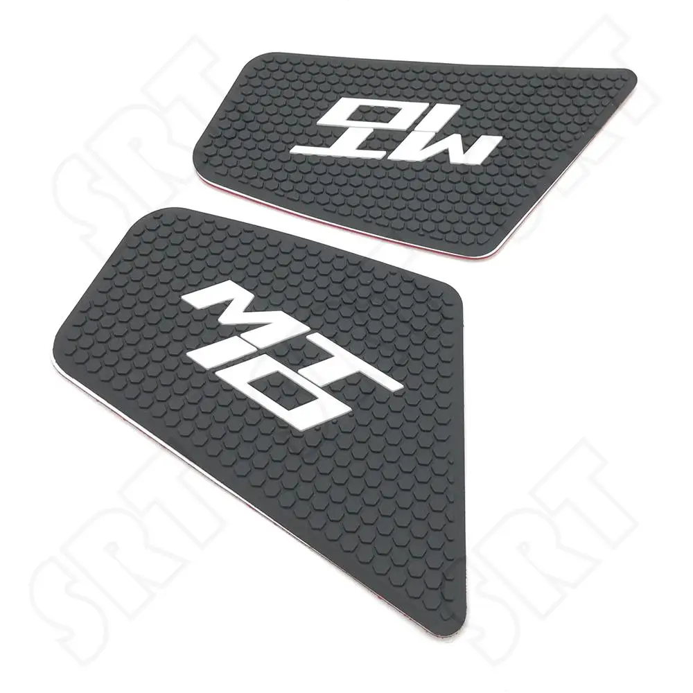 Motocicleta TankPad Side Combustível Tanque de Tração, Joelho Grips, Anti Slip Pads, Fits para Yamaha MT 10, MT10 SP, MT-10, ABS, FZ10, FZ-10,