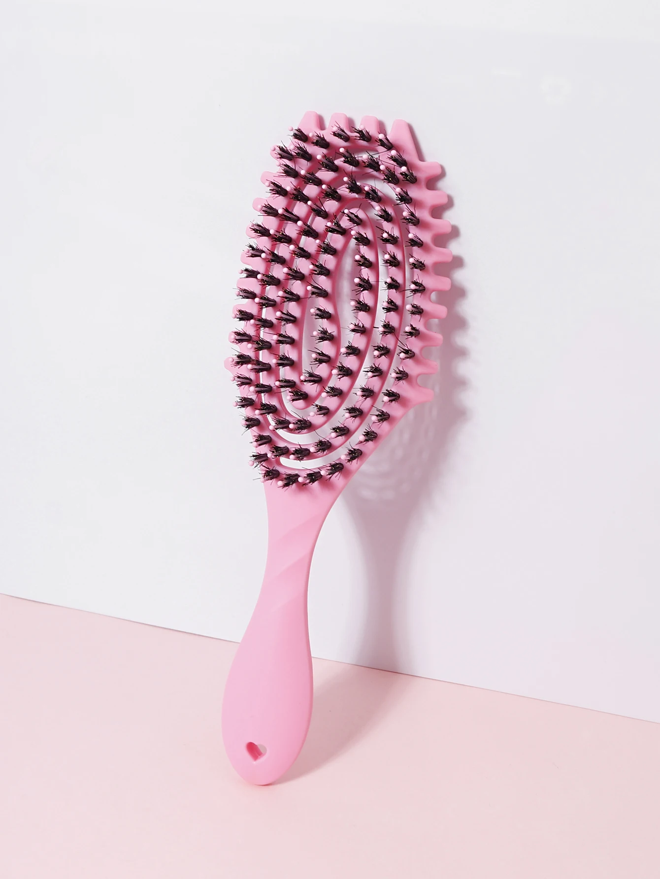 Hollow Comb with Bristles, Scalp Massage Comb
