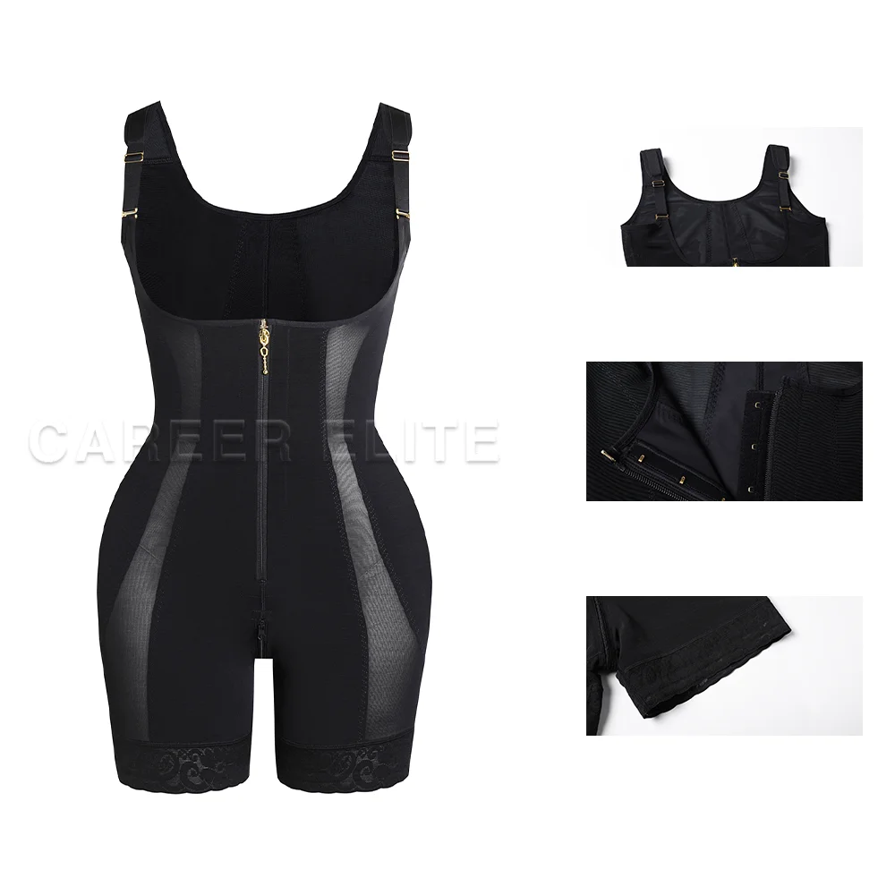 Colombian Girdles Shapers Women Slimming Sheath Post Surgery Thigh Trimmer Weight Loss Corset Stage 2 Daily Wear Ladies view 2