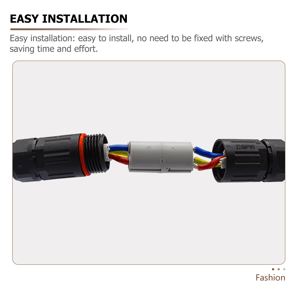 5 قطعة موصل كابلات كهربائية مقاومة للماء Ip68 للاستخدام الخارجي موصلات أسلاك الإسكان المقاومة للهب لشبكة إمداد الطاقة #2