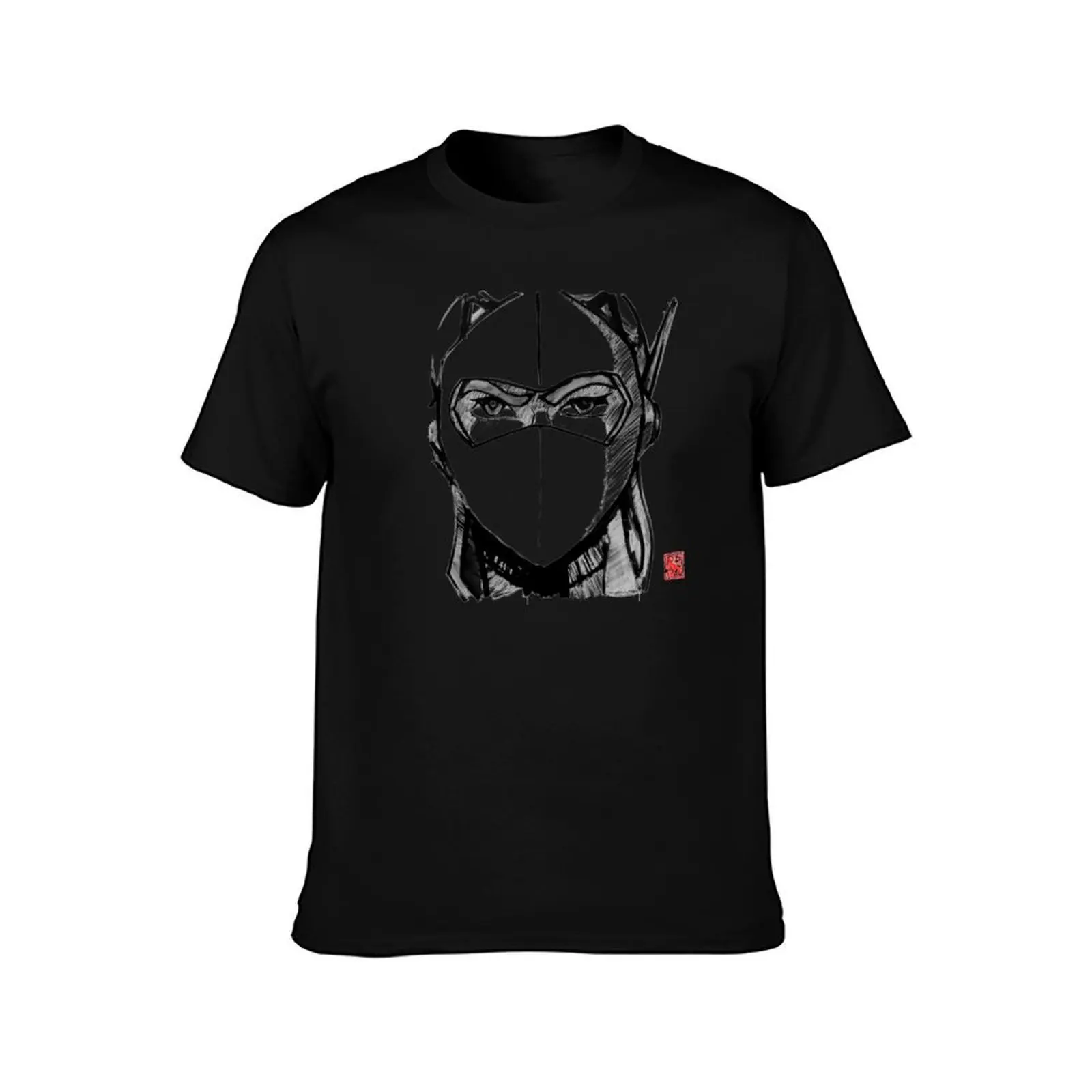 actarus T-Shirt, Summer Casual Cotton Tee, Oversized Streetwear Tops, Vintage Graphic Print, Loose Fit Short Sleeve, 100% Cotton