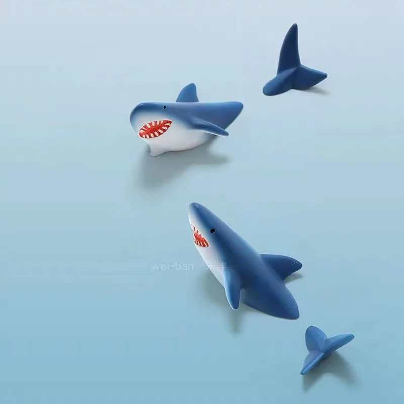 Magnes na lodówkę Shark Dolphin Magnes magnetyczny 3D Stereo Żywica Kreatywna kreacja