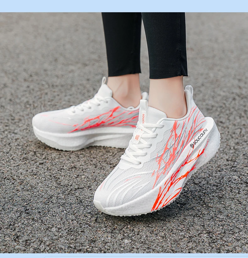 Marathon-Laufschuhe für Herren, leichte, bequeme Carbon-Board-Spezial-Sportschuhe für Damen, atmungsaktive, rutschfeste Sportschuhe – Detail 10