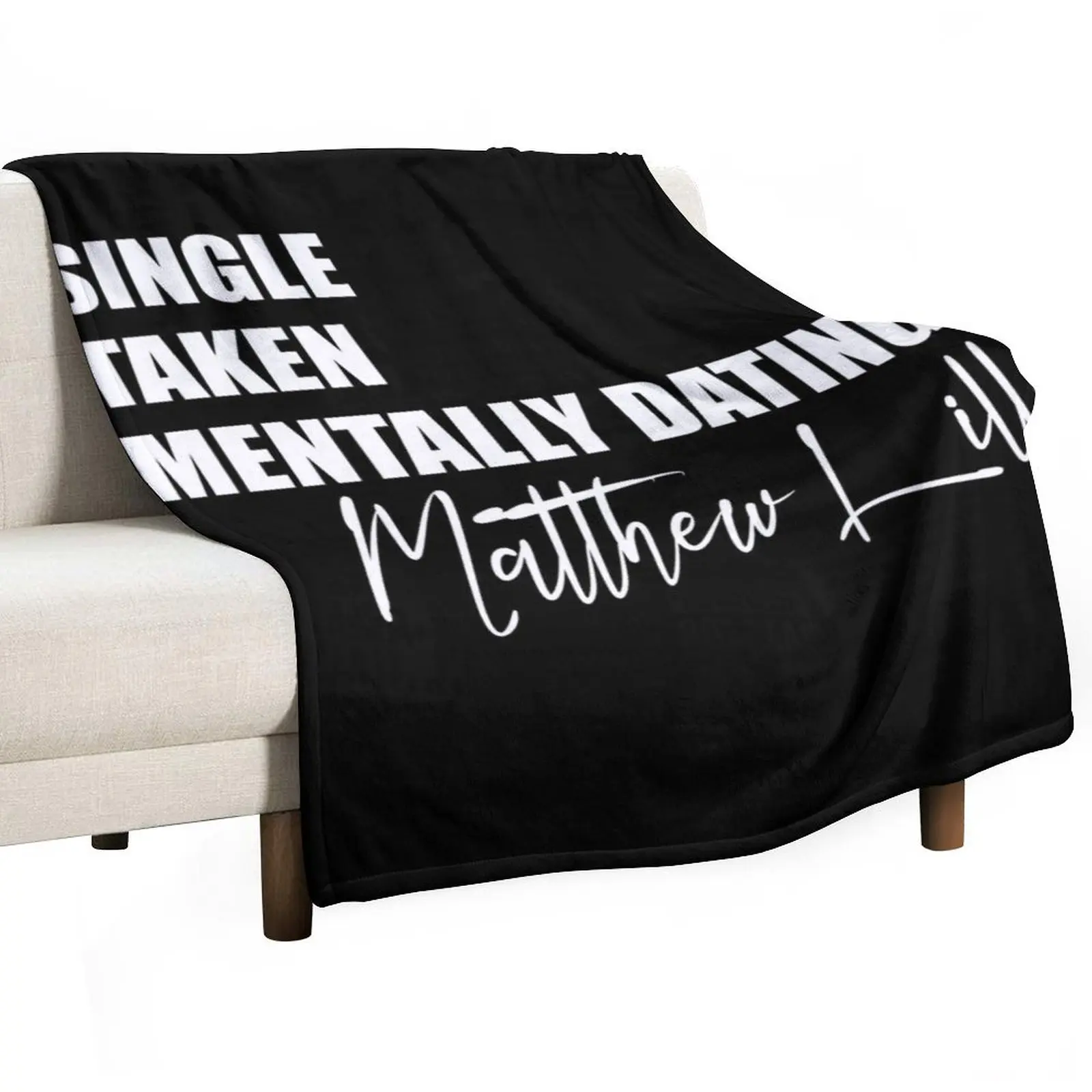 

Mentally Dating Matthew Lillard Throw Blanket Thin Travel Stuffeds sofa bed Blankets