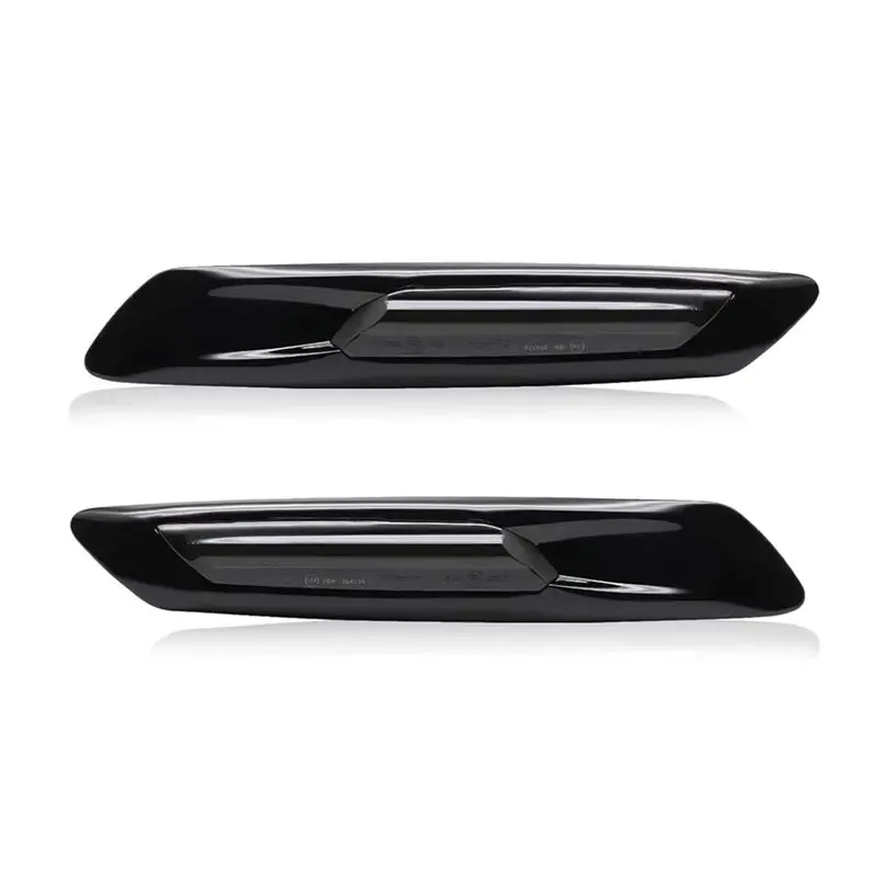 

Reliable-For BMW 550I 535I 528I Sedan Car LED Side Marker Light Turn Signal Smoked 63137154167, 63137154168 For 2011-2013