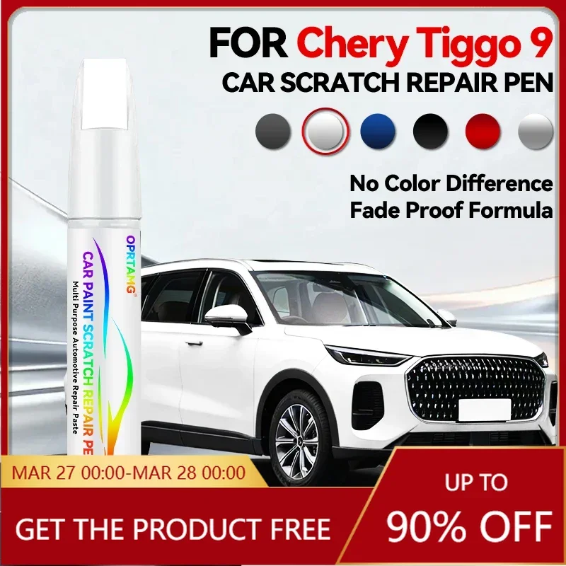 

Ручка-корректор для ремонта краски Chery Tiggo 9, средство для удаления царапин, аксессуары для авто, черный, белый, синий, красный, серый цвета