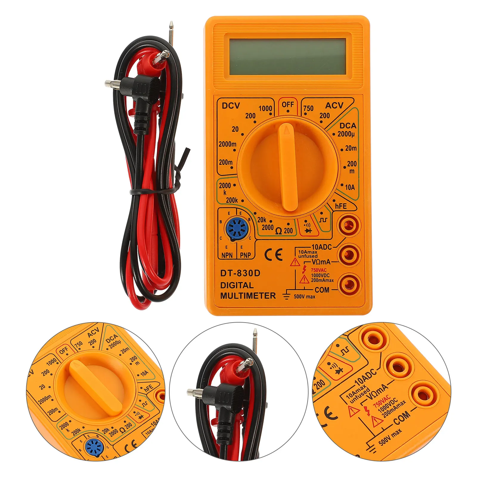 

Digital Multimeter Mini Size 3 1/2 LCD Display Diode Tester Electronic Measuring Tool Circuit Amp Meter Equipment