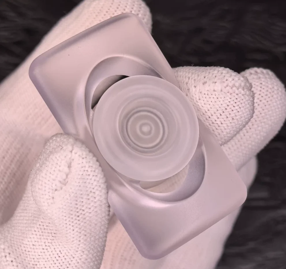 Used EDC Immortal EDC PC Two Pages Like Jade Fingertip Gyroscope Steel Stone Wash spinner Fingertip gyroscope Decompression toys