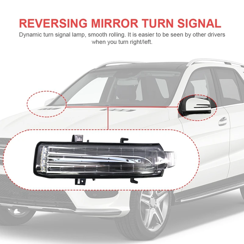 Dynamische Richtingaanwijzer Licht Achteruitkijkspiegel Indicator Licht Voor Mercedes Benz E-Coupe W207/C207 CLS CLC SL SLK Klasse