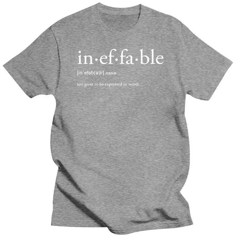 Ineffable Good Omens T Shirt Cotton Famous Original Humor Summer Oversized O Neck Normal Knitted fashion thirt male tee-shirt