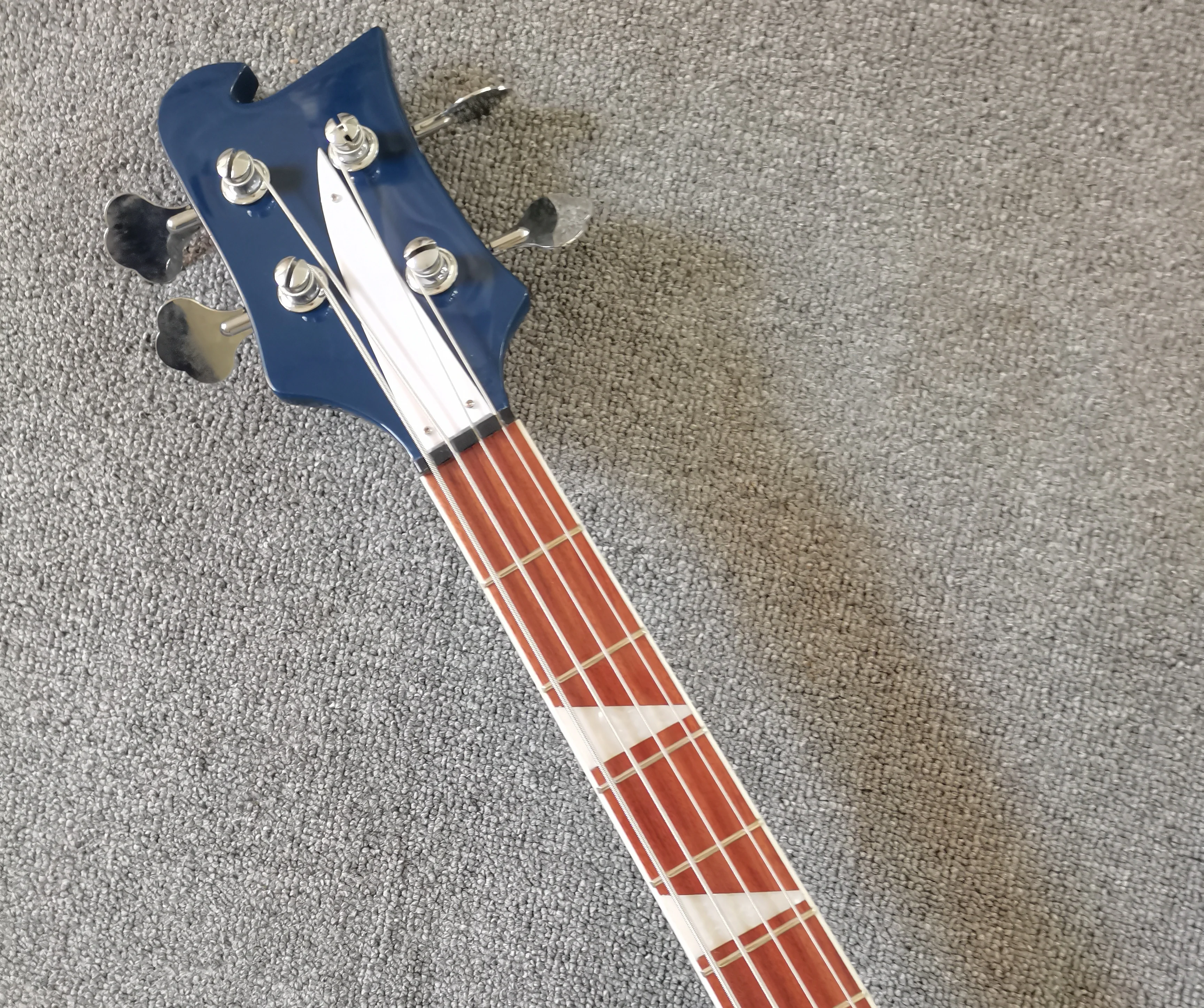 4 string bass, silver parts, rosewood fingerboard, free shipping