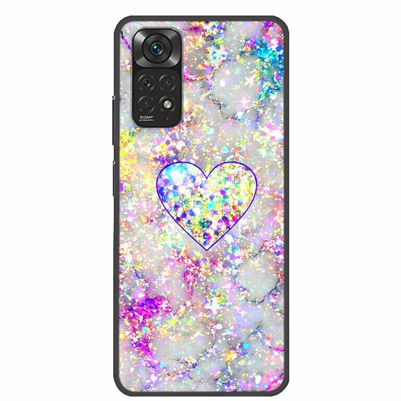 Etui na Redmi Note 11 Note 11S Miękkie silikonowe etui TPU na tył Xiaomi Redmi Note 11 Pro 5G Obudowa na telefon Redmi Note11S 4G Coque