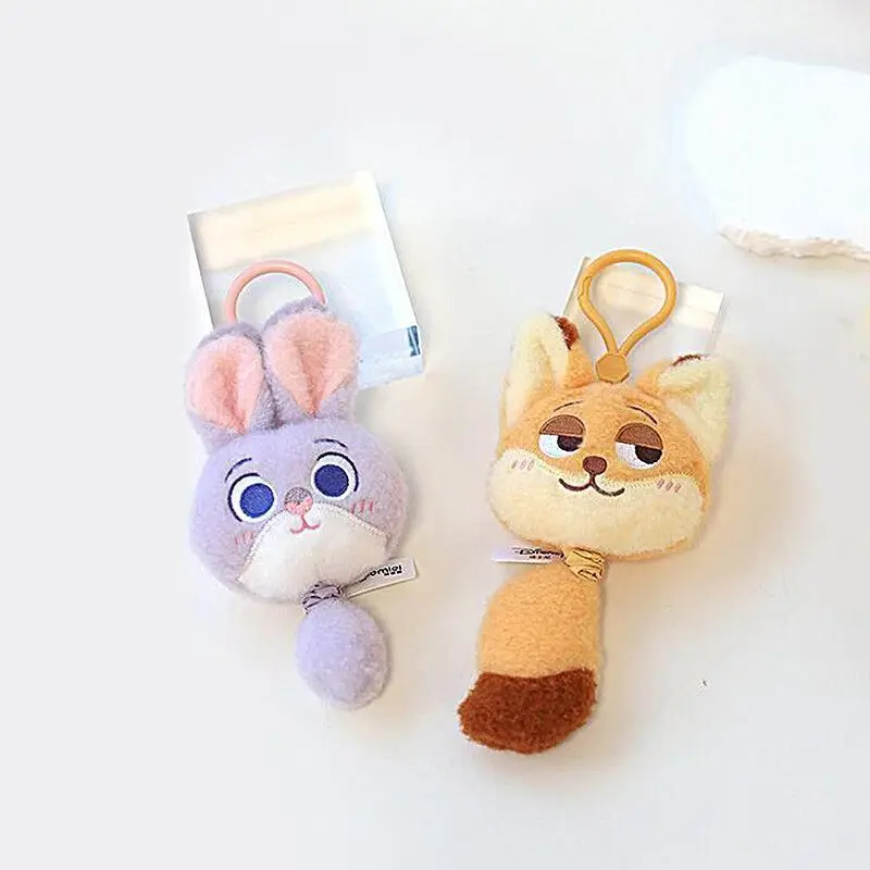 جديد ديزني Zootopia سلسلة جودي ونيك الفهد الضباط أفخم دمية تويست سلاسل المفاتيح سوبر لطيف أفخم سلاسل المفاتيح هدايا عيد #2