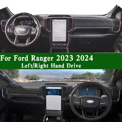 For 2023-24 Ford Ranger Raptor Wildtrak RHD Dashmat Dashboard Cover Instrument Panel Sunscreen Protective Pad Dash Mat Ornaments