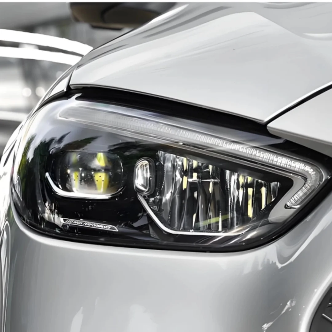 NEW Headlight DRL Fiber Acrylic tube Guide Light Tube Strip For Mercedes C class W206 2022 2023 2024 2025 detail image 4