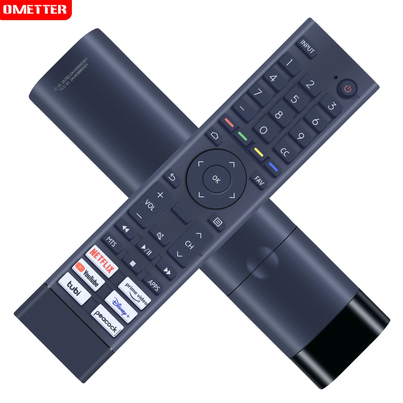 Télécommande pour Smart TV Hisense ERF3J80H, U6G, 55U6G, 50U6G, 65U6G, 75U6G, 50U68G, 55U68G, 65U68G, 75U68G, A6G, 75A6G, 43A6G, 50A6G, 55A6G