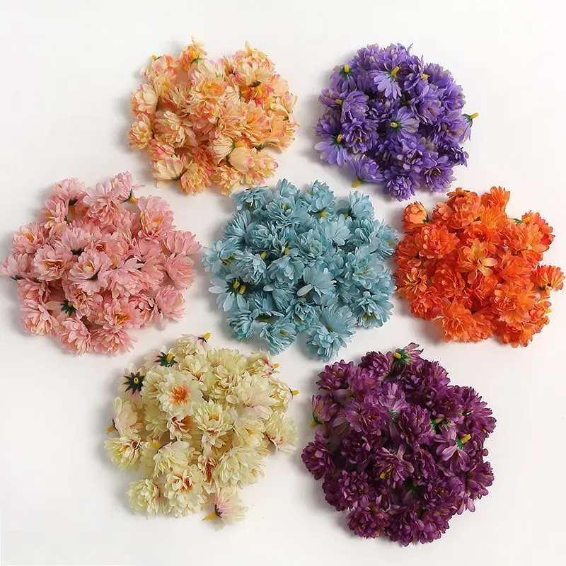 30/40 Stück Mini-Nelken, handgefertigte künstliche Blumenköpfe für Zuhause, Hochzeitsdekoration, DIY-Kranz, Geschenk, Scrapbooking, Kunstblumen – Detail 3