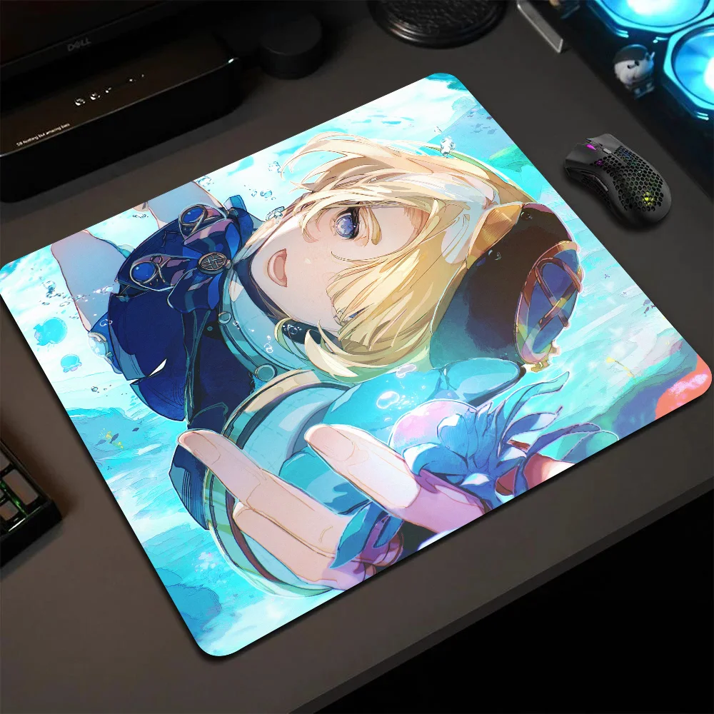 

Freminet Genshin Impact Mousepad Small LockEdge Mouse Pad For Gamers Computer Desk Pad Rectangular Anti-slip Rubber