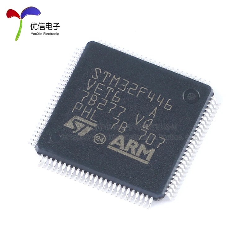 10PCS original STM32F446VET6 LQFP-100 ARM Cortex-M4 32-bit microcontroller -MCU