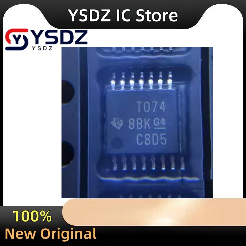 10-100PCS TL074CPWR T074 TSSOP14 New Original Genuine IC Operational Amplifier Electronic Component
