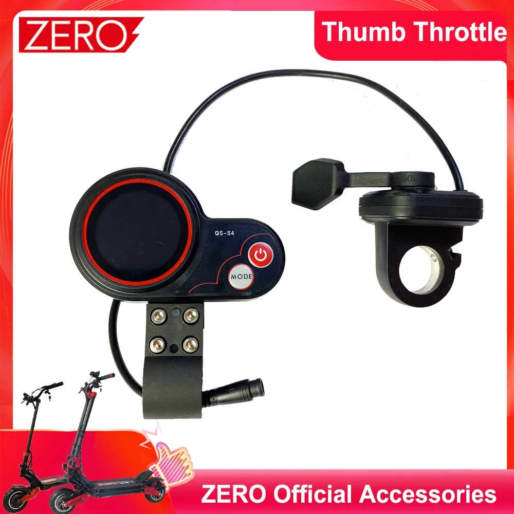 

Original ZERO Electric Scooter Thumb Throttle QS-S4 LCD Display Kit for Zero9 Zero8X Zero10 Zero10X Zero11X E-scooter QS-S4 LCD