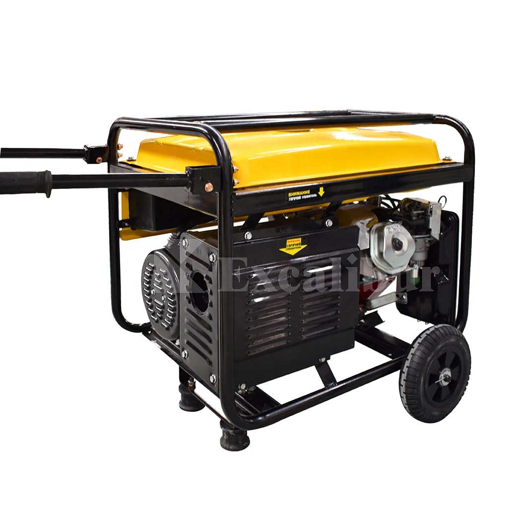 Excaliubr high quality 2- 6KW voltage customized Gasoline Generator for emergency use