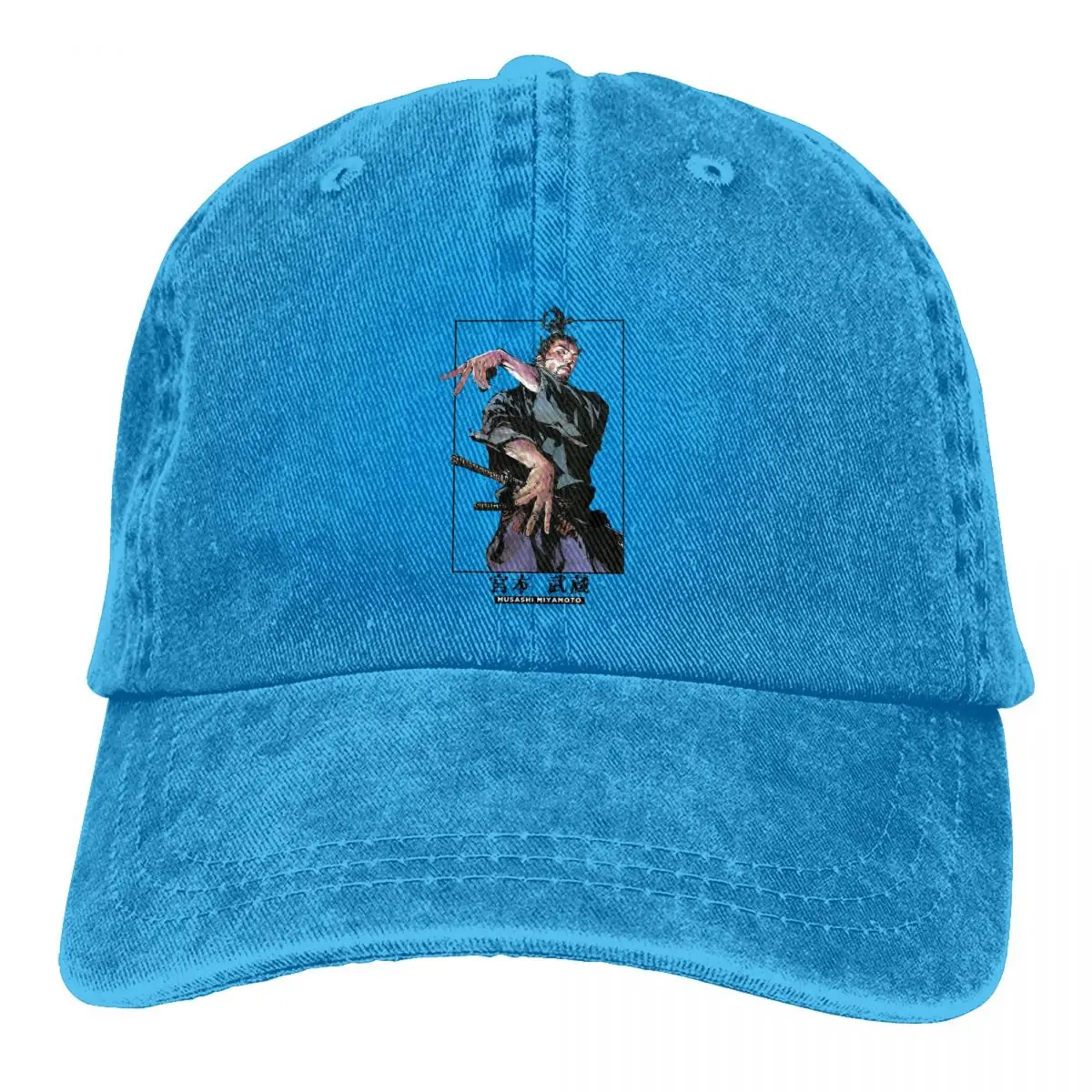 Pure Color Dad Hats Vagabond Miyamoto Musashi Sasaki Kojiro Manga Colored Panel Women's Hat Sun Visor Baseball Caps Peaked Cap