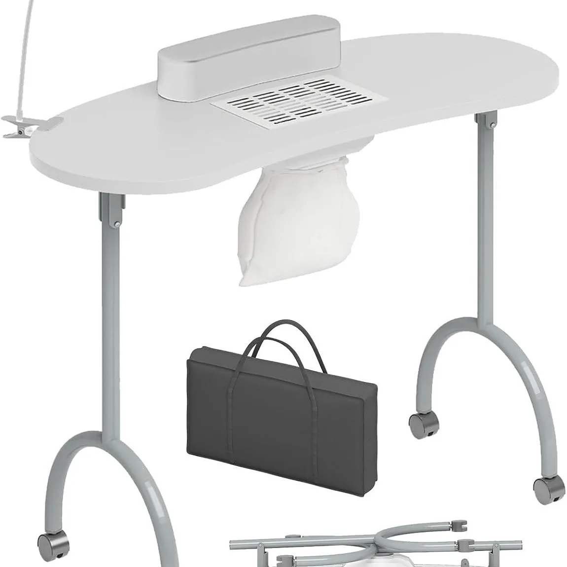 Maniküretisch Tragbarer Internet-Promi-Maniküretisch Klapptisch Großhandel mit Ventilator Multifunktional