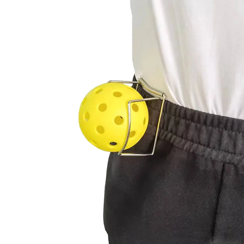 Pickleball Holder Pickleball Tennis Ball Waist Clip Holder For Training Easy Pick Up And Serve Ball