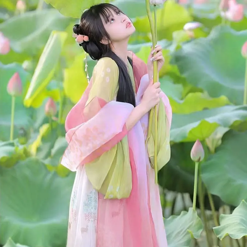 Chinês Antigo Traje De Dança, Ópera Tradicional Streamer, Hanfu Chiffon, Xale Longo, Performance De Palco, Fita De Seda