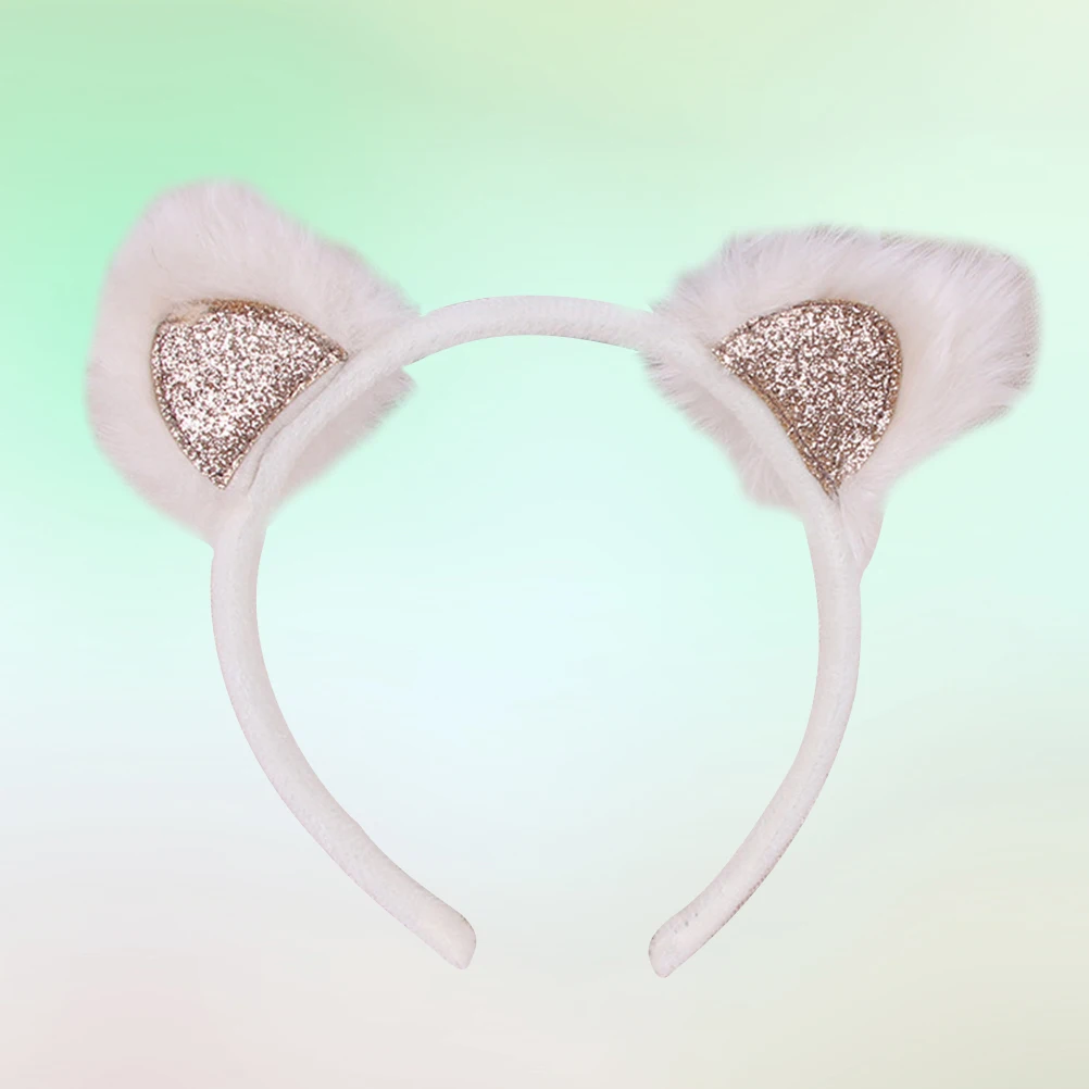 

Cat Ears Headband Novelty Headbands for Kids Non-deformation Hoops Adorable