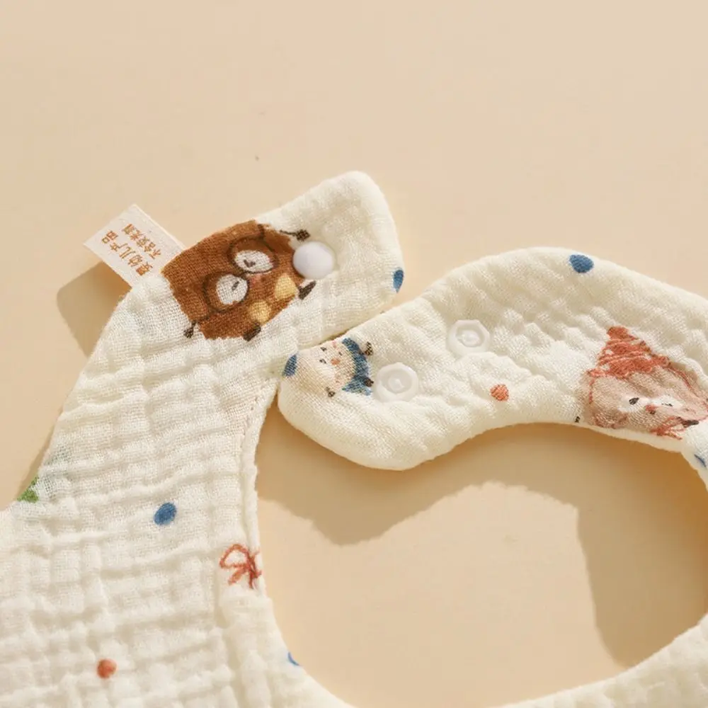 High Quality Pure Cotton Bibs Soft Absorbent Bandana Drool Bibs Essentials Newborn Saliva Bib For Boys Girls