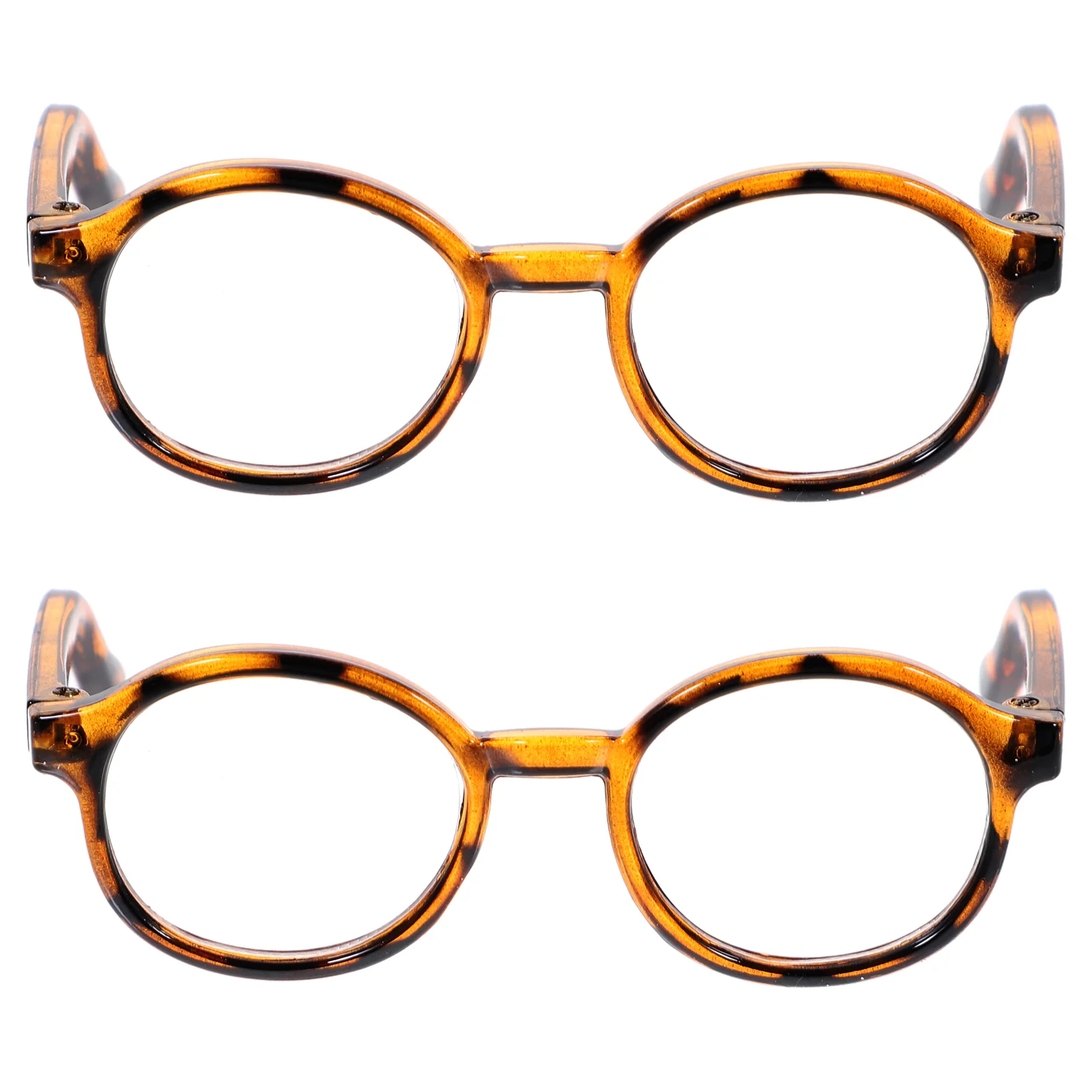 

2 Pcs Glasses Funny Decors Toys Decorative Eyeglasses Props Sun Stylish Small