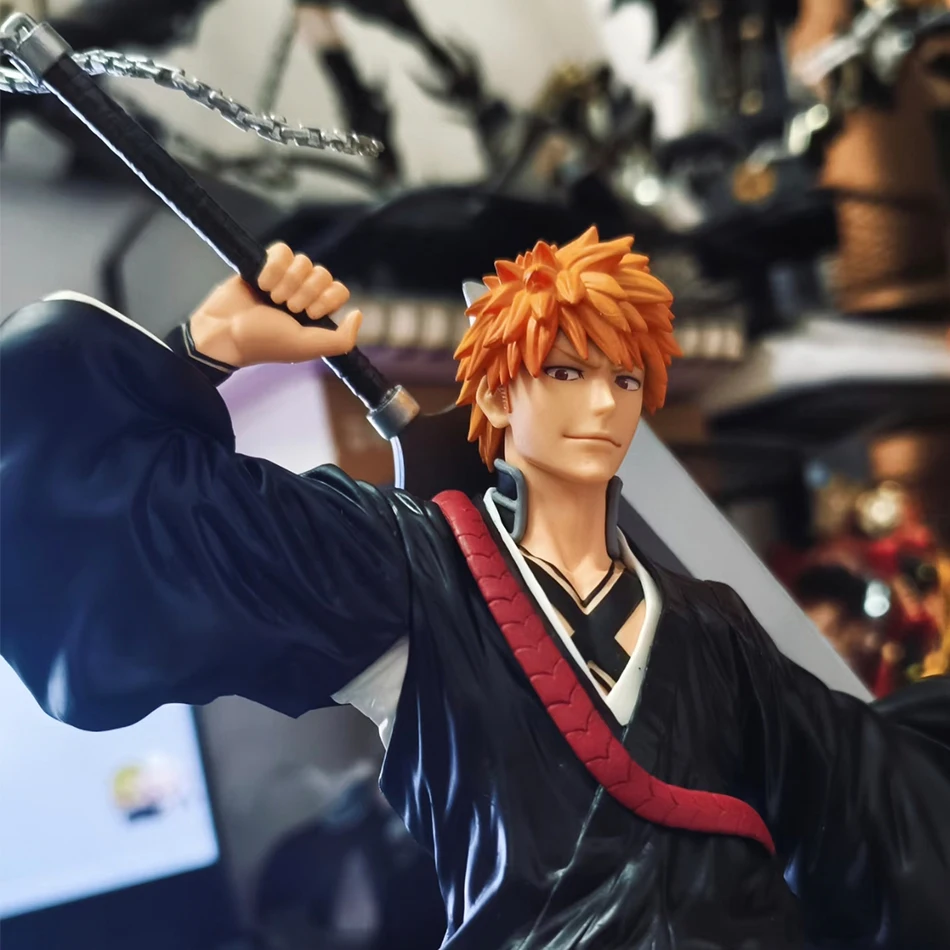 Anime Bleach Anime Figure Kuchiki Byakuya Kurosaki Ichigo Action Figure Toushirou Figurine Statue PVC Model Collection Toy Gift view 2