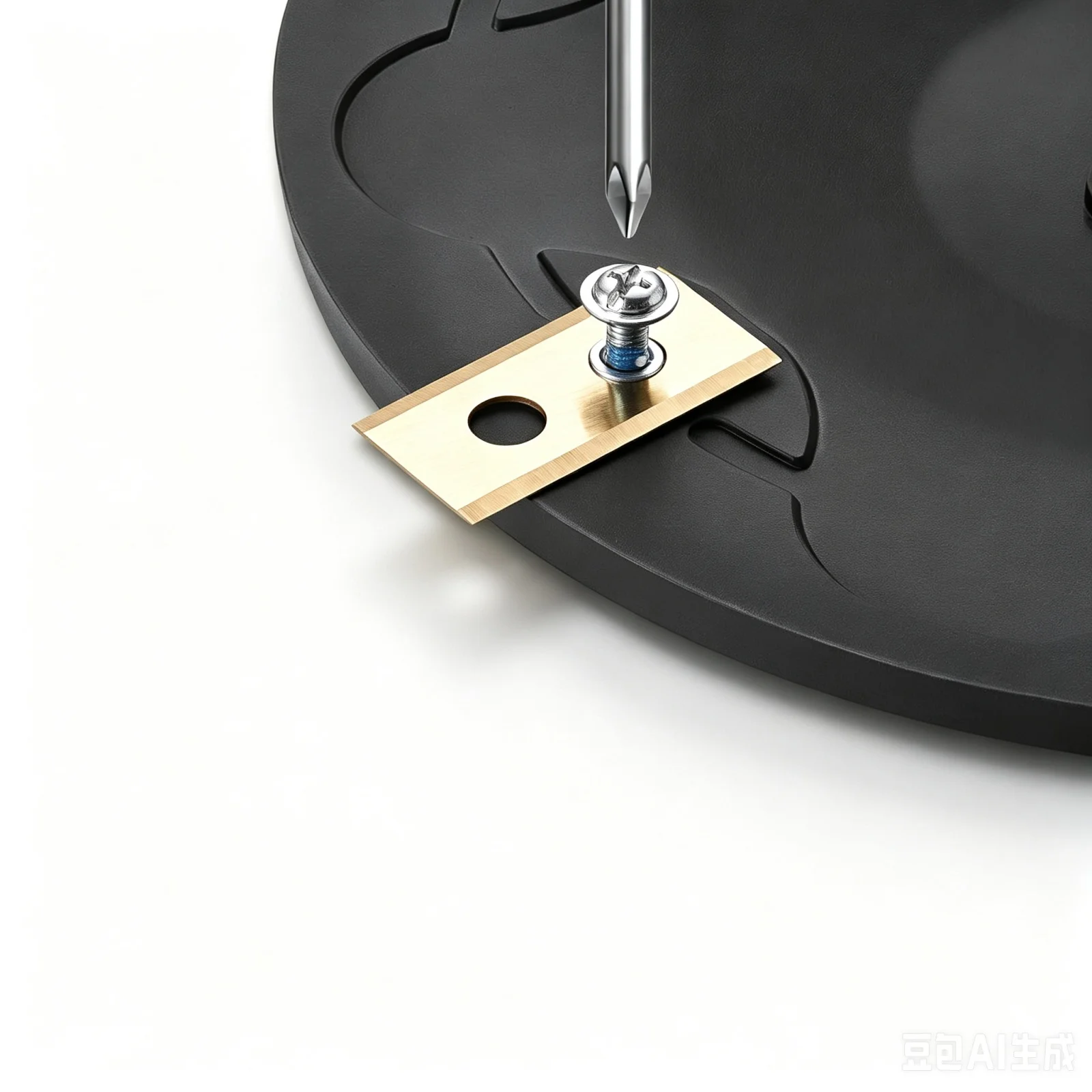 Robotic Mower Disc with 6 Titanium and Polyamide Nylon Base for Eufy E15 E18 and For TerraMow V600 V1000 S800 S1200