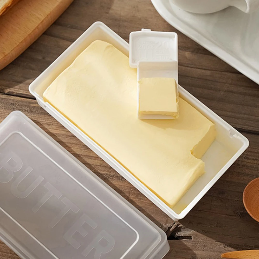 Butter Cutting Box Practical Cheese Storage Box with Unique Card Slot Design Neatly Organize Your Cutting Boards