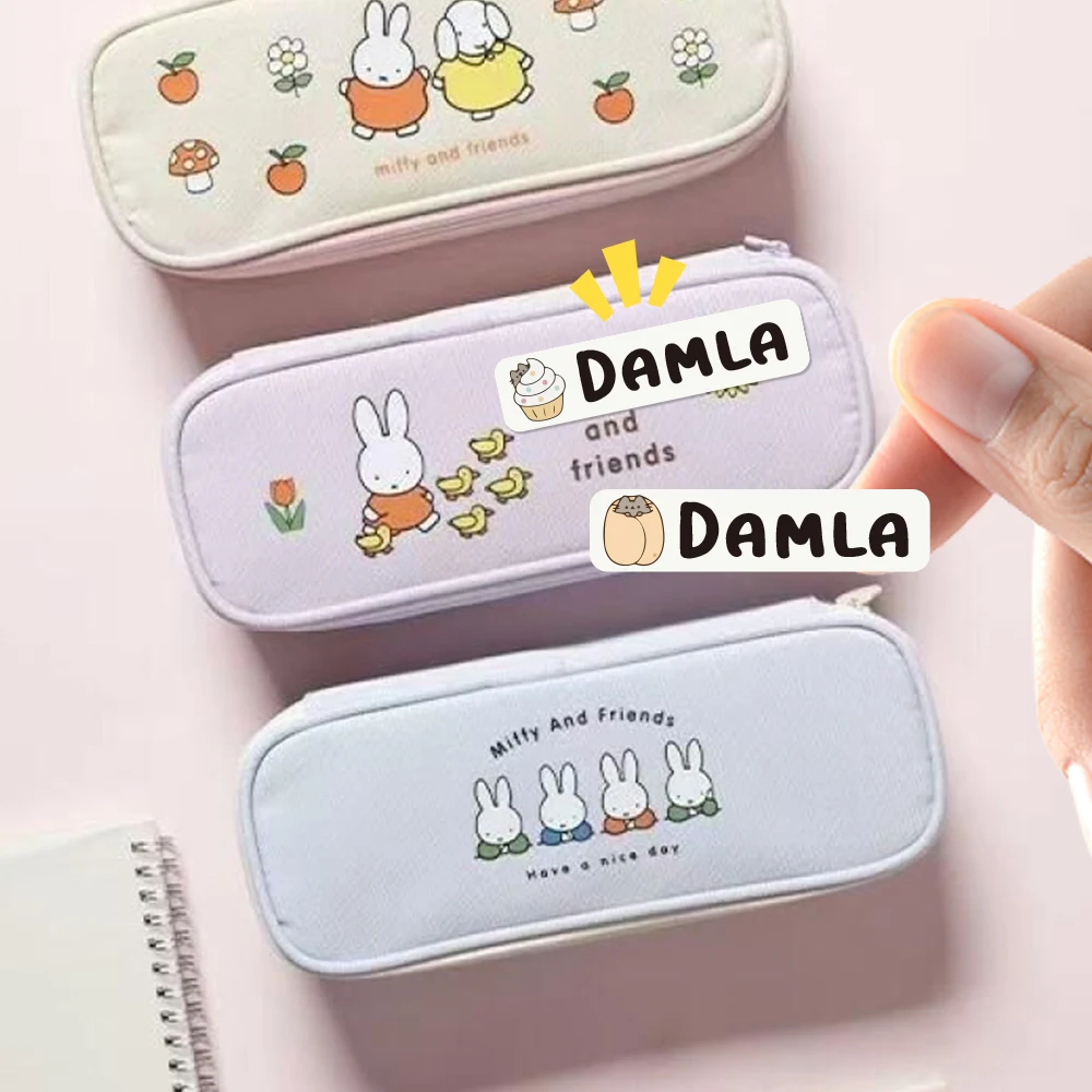 Custom creative Name Sticker,Transparent Waterproof Stickers for Kids,diy Name Labels for School Bag Bottles Pen Box Mug Uniform