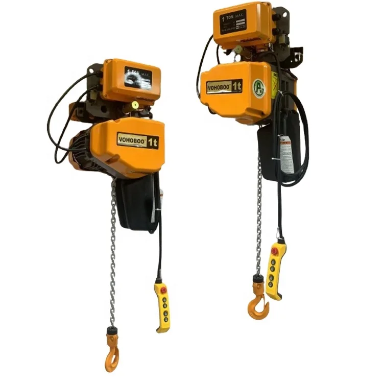 

0.5 Ton 1 Ton Wholesale Price EQ Type Electric Chain Hoist With Hook Or Trolley From