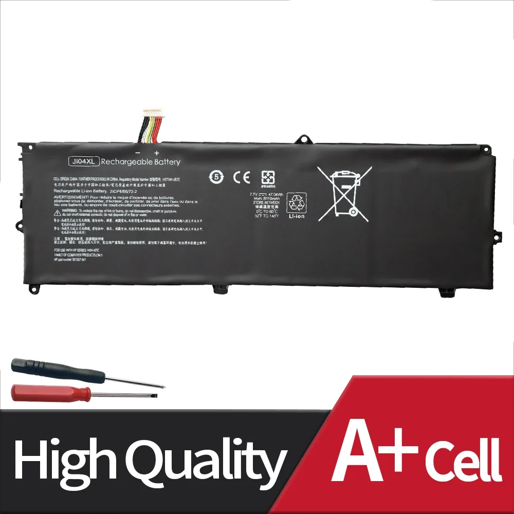 New JI04XL 901247-855 901307-541 HSN-I07C HSTNN-UB7E J104XL Laptop Battery For HP Elite X2 1012 G2-1LV76EA 7.7V 47.04Wh 6110mAh