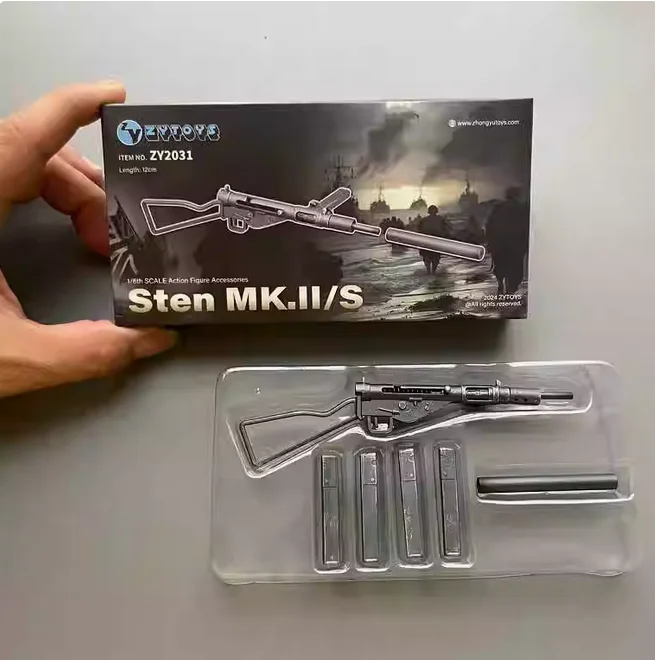 Zyoys-نموذج بندقية رشاش بلاستيك ، ، wii ، مقياس 12 "، ZY2031 ، جندي