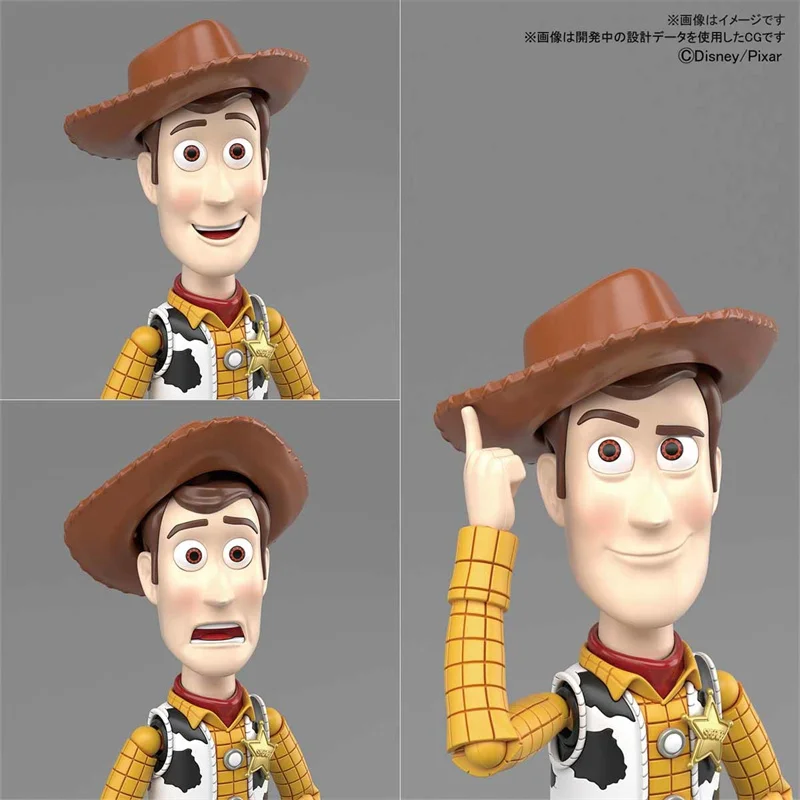 Bandai Original Figure-rise Standard Toy Story Anime Woody Action Figure Assembly Model Kit Toys Collection Gifts For Children