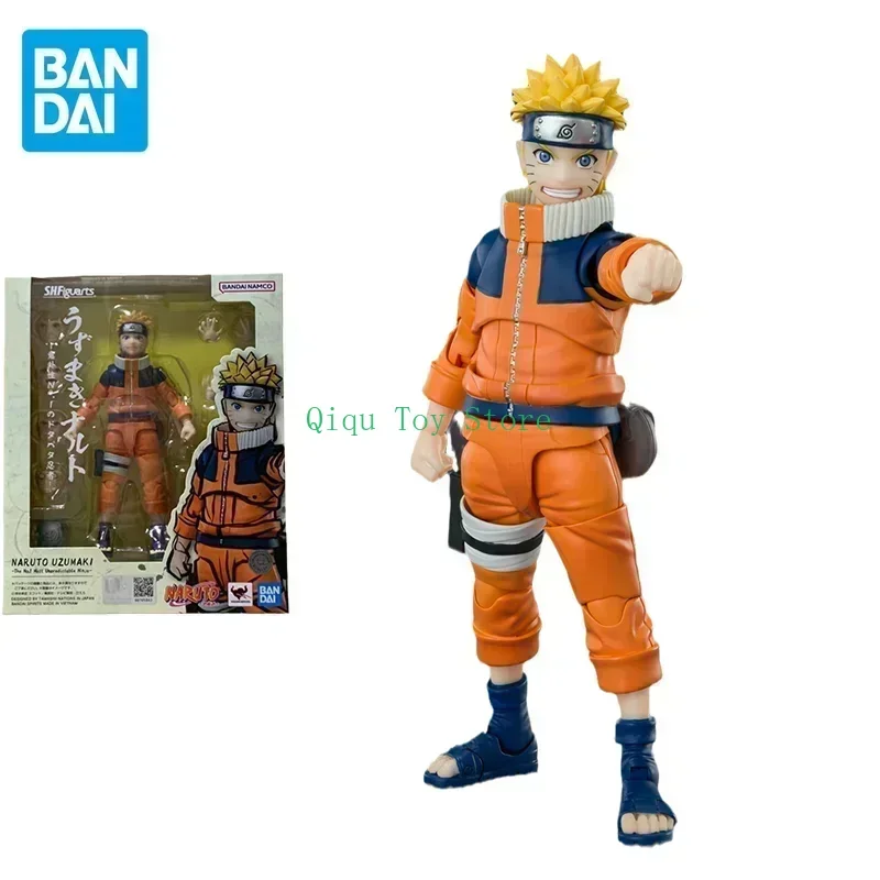 

В наличии оригинальная экшн-фигурка Bandai Naruto Shippuden SHF Uzumaki Naruto, коллекционная модель, украшение для игрушки, детский подарок