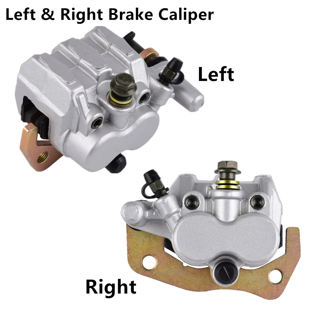 

Left & Right Front Brake Caliper With Pads for Yamaha Rhino 660 2004-2007 450 2006-2009 700 2008-2013 UTV Accessories Parts