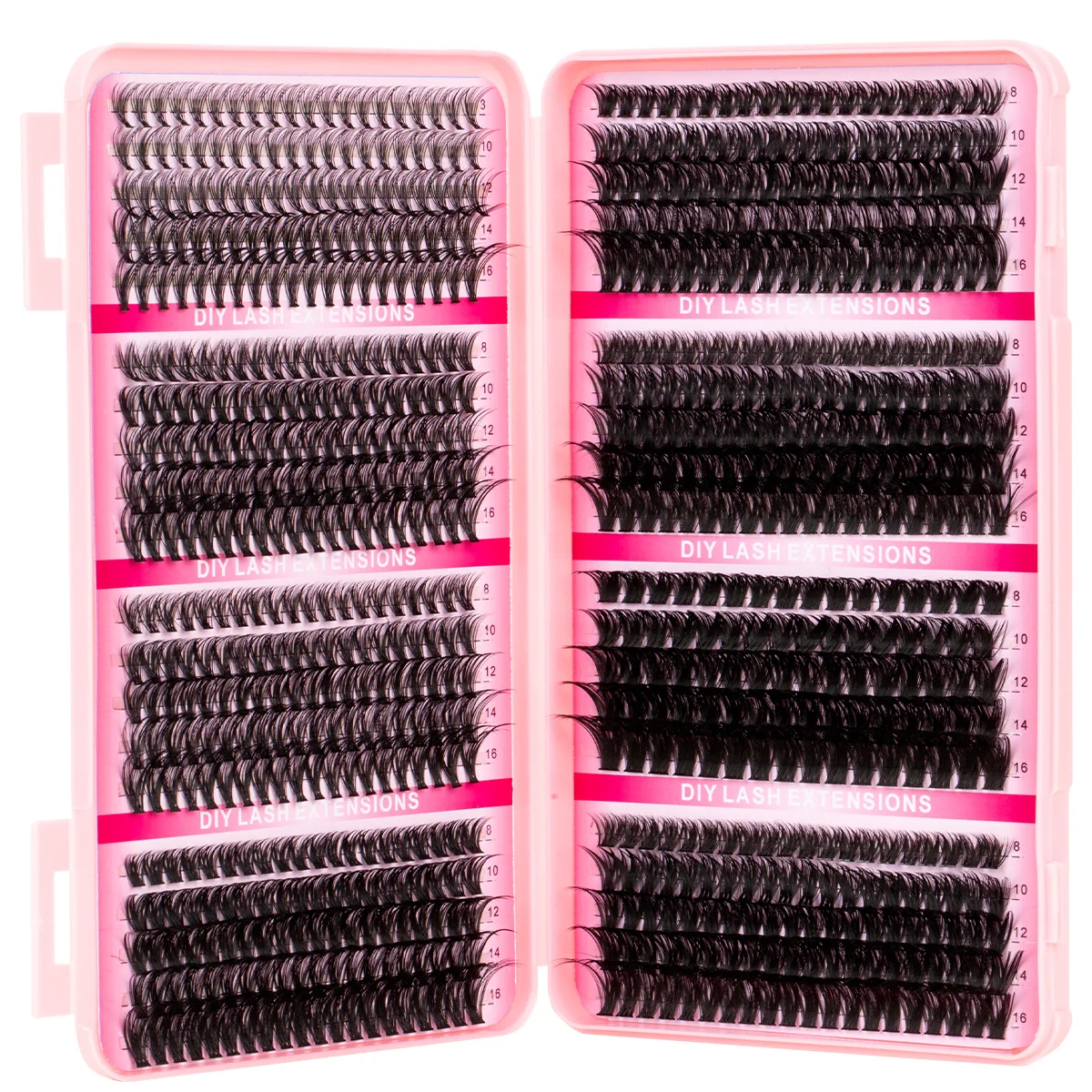 Manga Wimpernbüschel, Spikes, Wispy Wimpernverlängerungen, Anime-Wimpernbüschel mit Unteren Wimpern, Wiederverwendbare Faux-Nerz-Wimpern, Fairy-Wimpern – Detail 8