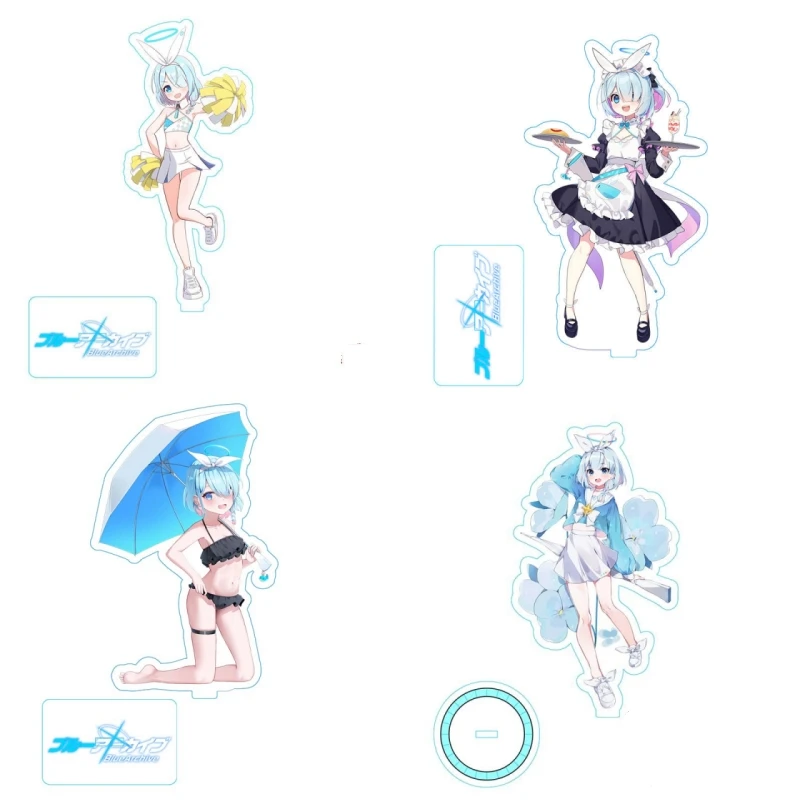 

Game Blue Archive Cosplay Acrylic Stand Sign Model Desk Decor Prop Fans Collection Gift 15cm