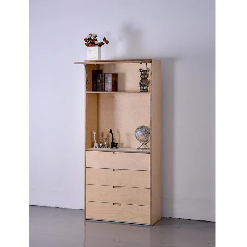 Multi-layer chest, marine board, shelf, Nordic living room corner cabinet