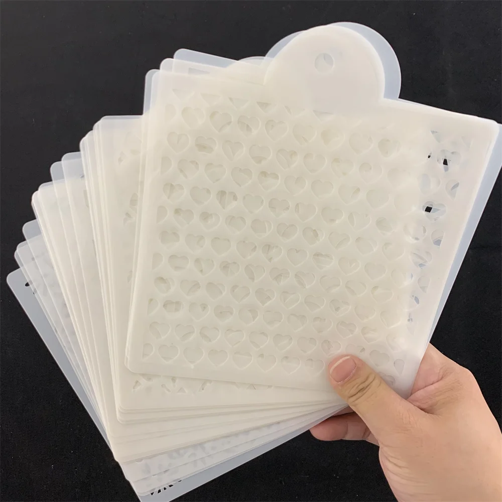 New 15*17.5cm European Classic Pattern Hollow Cake Stencil Baking Sugar Powder Sieve Mold Fondant Cookie Painting Tool Template